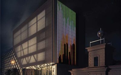 Daniel von Sturmer, New major public artwork ‘Painted Light’ 2019